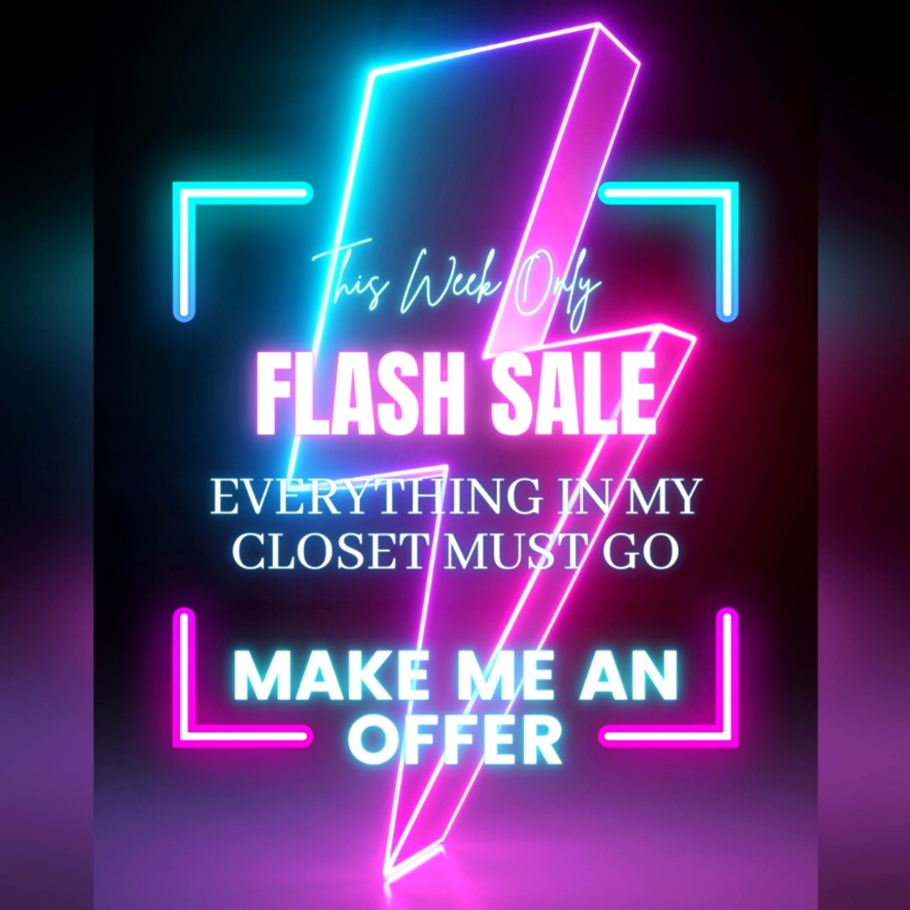 Everything in my closet must go. Make me an offer.